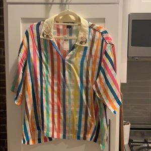 Anthropologie - Tanvi Kedia Embroidered Blouse